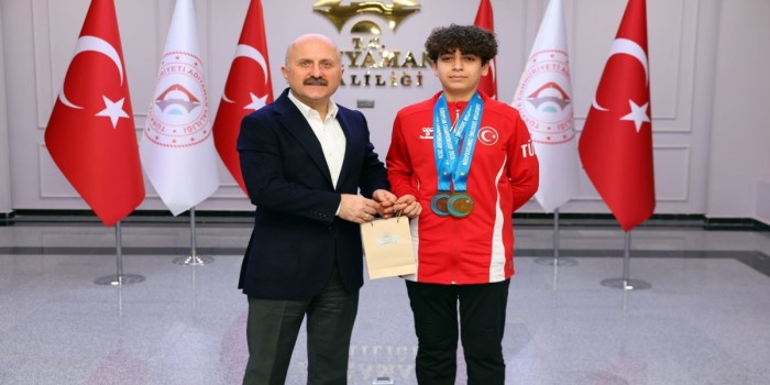 Avrupa Şampiyonundan Vali Varol’a ziyaret